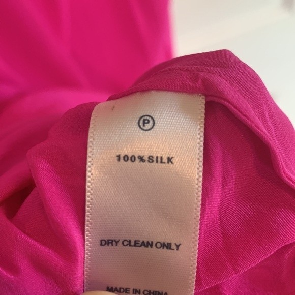 C. Wonder Silk Pink Tunic Dress with slip Small - Picture 10 of 10